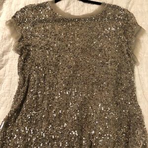 All saints sequin shirt